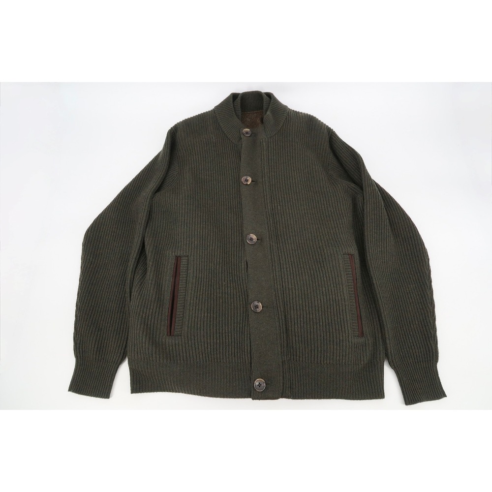 Peter Millar Mens XL Mountainside Cardigan Jacket Merino Wool Zip Out Tweed Vest